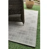 Lauko/vidaus kilimas, tinkantis terasoms ir balkonams 100x200 cm, pilkas