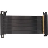 Lazmin112 Pcie 4.0 X16 stovas kabelis, Gpu prailginimo kabelis su lanksčiu dvipusiu dideliu greičiu, 180 laipsnių ekranuotas, skirtas Rtx 4090 Rx 7900 Xt Rx 7000 (juodas), Lazmin112wo0ecnudt2-16
