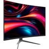 Lc-power lc-m32qc 32 colių qhd lenktas monitorius, 2560 x 1440, 180 hz, 1 ms mprt, amd freesync, 3500:1, 1500r, 16:9, va panelė, 122.1% srgb, 93.6% dci-p3, juodas