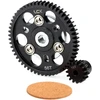 Lcx racing 1/10 rc crawler automobilio grūdinto plieno 32p 56t cilindrinė pavara su 15t žvaigždute, skirtas axial scx10 wraith, atnaujinimo dalys priedai