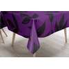 Le Jardin du Lin virtuvinis dekoratyvinis staltiesė, violetinė, juoda, 140 x 140 cm - sukurta ir pagaminta Turkijoje