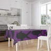Le Jardin du Lin virtuvinis dekoratyvinis staltiesė, violetinė, juoda, 140 x 160 cm - sukurta ir pagaminta Turkijoje