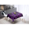 Le Jardin du Lin virtuvinis dekoratyvinis staltiesė, violetinė, juoda, 140 x 140 cm - sukurta ir pagaminta Turkijoje