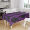 Le Jardin du Lin virtuvinis dekoratyvinis staltiesė, violetinė, juoda, 140 x 160 cm - sukurta ir pagaminta Turkijoje