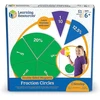 Learning Resources dvipusiai magnetiniai trupmenų apskritimai
