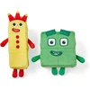Learning Resources Playful Friends: Numberblocks Three and Four, Numberblocks pliušiniai žaislai Three and Four, Numberblocks pliušiniai žaislai mergaitėms ir berniukams, minkšti žaislai kūdikiams 1-3 metų, nuo 18 mėnesių