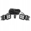Led 2" kvadratinės lempos Rough Country Juodas Series