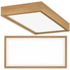 Led ąžuolinis plafonas 62x32cm 28w lubų šviestuvas medinis virštinkinis loft stiliaus