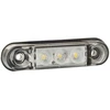 Led balta priekinė gabaritinė lempa 12/24v