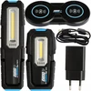 Led dirbtuvinė lempa + įkrovimo stotelė 3in1 Farys