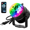 Led disco rutulys rgb diskotekos projektorius reflektorius vakarėliui lazeris