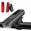 Led dviračio žibintas usb, prieblandos jutiklis (e090)