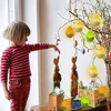 Led girlianda, 20 led velykinė girlianda, 3 m velykinių kiaušinių girlianda, laikmatis, maitinama baterijomis, velykinės girliandos, velykinė dekoracija naudojimui patalpose, velykinių kiaušinių vakarėlio dekoracija