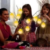 Led girlianda, 20 led velykinė girlianda, 3 m velykinių kiaušinių girlianda, laikmatis, maitinama baterijomis, velykinės girliandos, velykinė dekoracija naudojimui patalpose, velykinių kiaušinių vakarėlio dekoracija