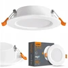 Led įleidžiamas lubinis šviestuvas apvalus baltas modernaus dizaino 4w 4000k