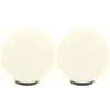 LED lempos, rutulio formos, 4vnt., sferinės, 40cm, PMMA