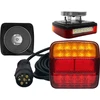 Led lempų rinkinys priekabai ant magneto su 7.5 m laidu