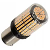 Led lemputė Ba15s 144 led smd 4014 oranžinė P21w 1 vnt.