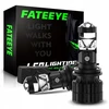 Led lemputės H11 Fateeye Projektorius 100% idealus atjungimas Fisheye lęšis