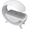 Kompiuterio kolonėlės Led naktinė lemputė, big g bluetooth garsiakalbis su 15w belaidžiu įkrovikliu, palaiko fm usb aux režimų atkūrimą, pritemdoma stalinė lempa svetainės dekoravimui