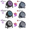 Led Par Uv + Rgb Prožektorius, Dmx512, 8ch, 200w, Diskotekos, Vakarėliams