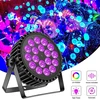 Led Par Uv + Rgb Prožektorius, Dmx512, 8ch, 200w, Diskotekos, Vakarėliams