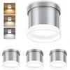 Led paviršinis prožektorius 90x86mm, 7w, 3cct, aliuminio korpusas