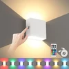 Led sieniniai šviestuvai vidaus patalpoms, maitinami baterijomis, pritemdomi, įkraunami usb, su jutikliniu valdymu, aukštyn žemyn sieninis šviestuvas, aliumininiai sieniniai šviestuvai miegamajam, svetainei su nuotoliniu valdymu, rgb
