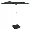 Led sodo skėtis 316x145x240 cm, antracito spalvos