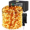 Led Švieselių Girlianda 100m 1000 Led Šiltai Balta, Lauko/vidaus