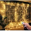 Led šviesos užuolaida 3x3m 300 Led šiltai balta