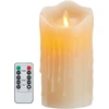 Led žvakės su nuotolinio valdymo pulteliu, 7.5x15cm