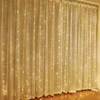 Ledinė užuolaida (100 Led lempučių) 3m x 1m Warm Baltas / Šiltai Balta