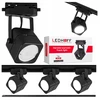 Ledkia Reflektorių rinkinys bėgelių lempa gu10 x3 led bėgių sistema 1m