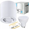 Ledtechnics Judantis Led lubinis šviestuvas "spot" Gu10 10w, baltas matinis