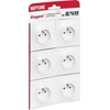 Legrand Neptune 3680w Sieniniai Lizdai su Įžeminimu, Balti, 6 vnt.