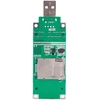 Lehang Mini Pcie Wwan kortelės į Usb adapteris su Sim lizdu, Mini Pci Express Wwan/lte/4g modulio testerio konverteris, palaiko 30 mm 50 mm belaidžio plataus tinklo kortelę