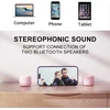 Kompiuterio kolonėlės Leicex nešiojama mini bluetooth kolonėlė, belaidė kolonėlė su kišeniniu dizainu, ipx7 atspari vandeniui, tobula maža muzikos dėžutė, skirta dušui, kelionėms, kambariui, dviračiui