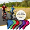 Leisun 3d silikoninis gelinis dviračio balnelio užvalkalas paminkštintas patogus minkštas pagalvėlė mtb dviračių plento dviračių miesto dviračiui pilkas
