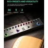 Lekato gitaros multi efektų pedalas, 36 redaguojami nustatymai, chorus, delay, reverb, mod, ir įkrovimas, įrašymas, tuneris, įmontuota baterija, bt jungtis (bass)