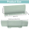 Lele Life 2 vnt. išplečiami virtuvės kriauklės purslų apsaugos 28cm-50cm reguliuojamo ilgio vandens purslų apsauga virtuvės kriauklei ir kriauklei, 2 montavimo būdai (žalia)