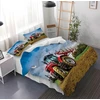 Leleyouzer 3d traktoriaus patalynės komplektas, 3 dalių traktoriaus vaikiškas patalynės komplektas su užtrauktuku ir 2 pagalvių užvalkalais 50 x 75 cm, vaikams, paaugliams, berniukams (t3, 135 x 200 cm)