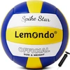 Lemondo tinklinio kamuolys Pu minkštas paplūdimio tinklinio kamuolys minkštas vandeniui atsparus su pompa tinkamas naudoti patalpose ir lauke vandens kamuolys žaidimams treniruotėms paplūdimio kamuoliai