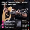 Lengvos 10-47 stygos vakarų gitarai, puiki garso kokybė, akustinės gitaros stygos, fosforinis bronzas, 6+1 stygų komplektas ir 3 plektrai, vakarų gitaros stygos, plieninės, akustinės gitaros stygos light