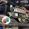 Leontool 30 vnt. automobilinių saugiklių rinkinys, mikro kasetinių saugiklių automobilių žemo profilio dėžutės formos atsarginis rinkinys (20a, 30a, 40a, 50a, 60a), skirtas ford chevy/gm nissan pikapams, automobiliams, visureigiams