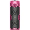 Kompiuterio kolonėlės Let's Go Party 5150 bluetooth muzikos grotuvas: ultimate rožinė vakarėlių dėžė su 200 w 6 colių dvigubais garsiakalbiais - nešiojamas karaoke garsiakalbis su belaidžiu mikrofonu, 5 val. grojimo laikas, nuotolinio valdymo pultas ir šviesų šou