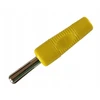 Lexton 4mm bananinis kištukas, geltonas