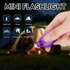 Liaisimi Led Uv raktų pakabuko žibintuvėlis, mini Led raktų pakabuko šviestuvas, nešiojamas raktų pakabuko žibintuvėlis, juodos šviesos Uv šlapimo detektorius šunims (10 vnt., mėlyni)