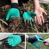 Librnty Sodo pirštinės, 2 poros, sodo pirštinės su nagais, vandeniui atsparios sodo pirštinės kasimui ir sodinimui, geriausios sodo dovanos vyrams ir moterims (žalios)