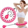 Liekninamasis hula hoop su iškilimais ir svareliais